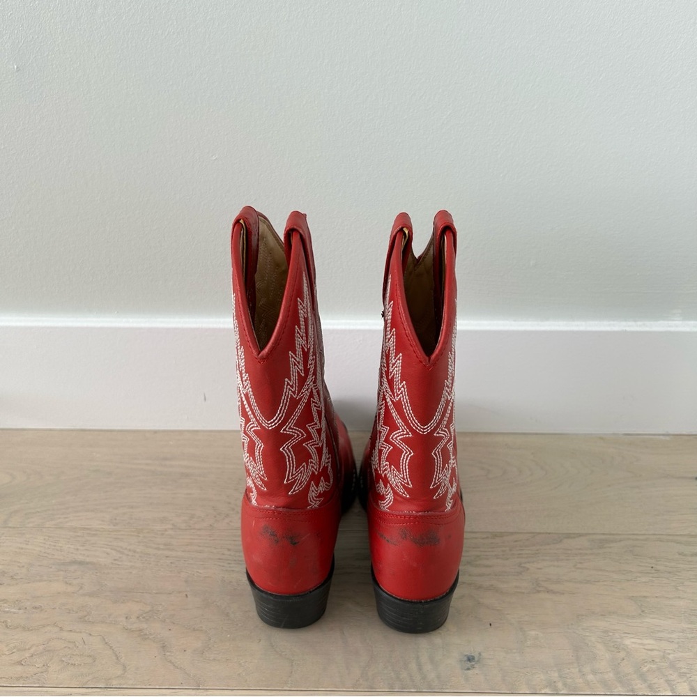 Durango Kid’s red cowboy boots size 12.5 - Picture 5 of 8